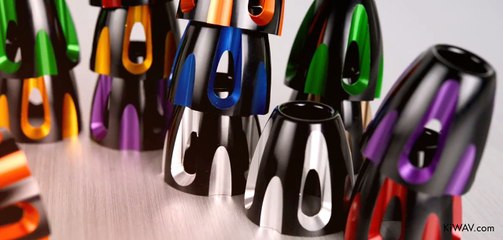 motorcycle bar ends 8 colors bullet heavy style with black & silver base | KiWAV