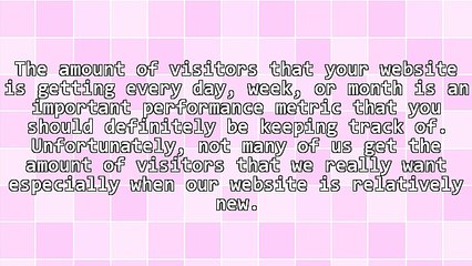 How to Get More Visitors to Your Website