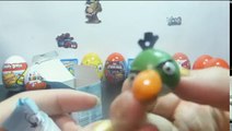 kinder surprise spiderman Angry Birds Surprise Eggs 3D toy