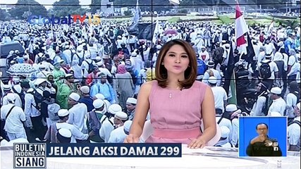 Peserta Aksi Damai 299 Sudah Datang Sejak Malam Tadi