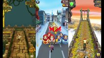 Temple Run VS Angry Gran Run - Running Game VS Temple Run 2