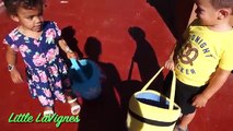 Giant Egg Hunt Challenge for Kids Surprise Eggs Minions Disney Frozen Anna Elsa ~ Little LaVignes