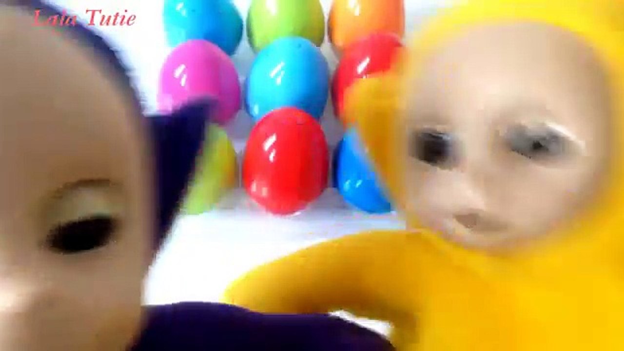 Teletubbies open surprise eggs