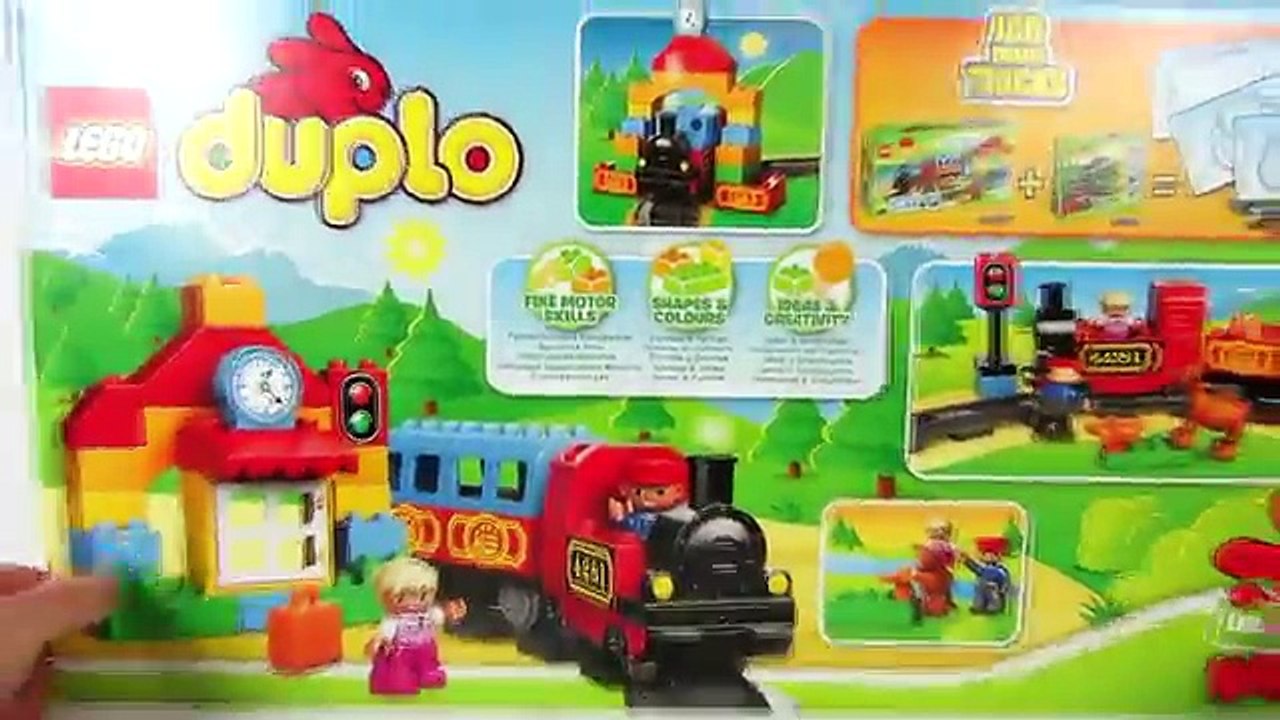LEGO DUPLO ZUG KINDERFILM: Eisenbahn & Bahnhof Bau für Kinder | Züge & Loks für Kinder