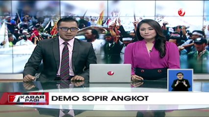 Sopir Angkot Sweeping dan Hentikan Angkutan Berbasis Online di Makassar