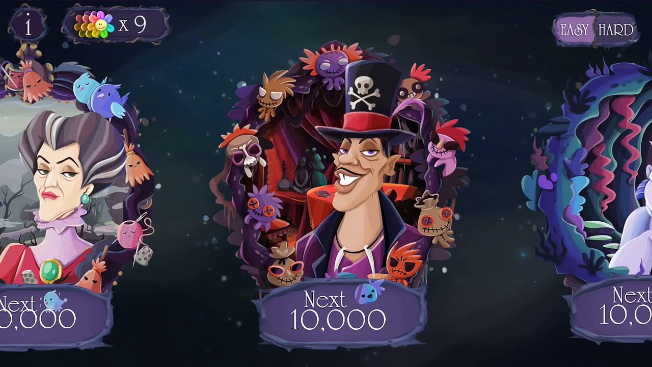Disney Villains - Dr. Facilier (Princess and the Frog) iOS Android Game ALL PUZZLES UNLOCKED