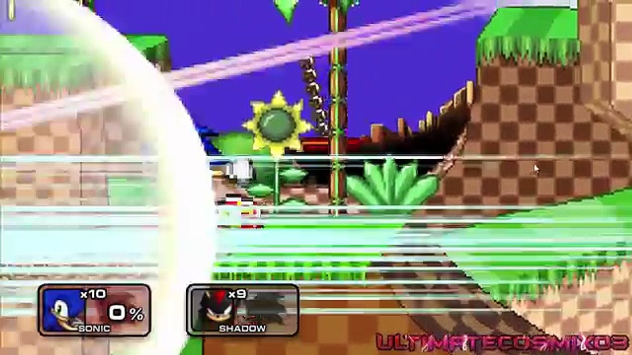 Super Smash Flash 2 - Sonic VS Shadow [HD]