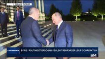 Syrie : Poutine et Erdogan veulent renforcer leur coopération