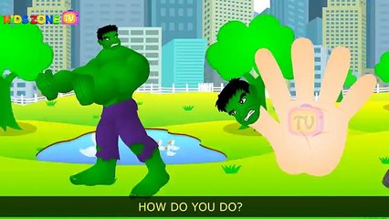 Skeleton Finger Family ( Skeleton Vs Hulk ) Finger Family (Hulk) Nursery Rhyme