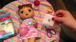 Baby Alive Better Now Bailey Doll Kitty Feeding with Zoes Mystery Doll Juice Packet