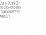 PowerSmart 9 Cell 6600mah Battery for HP ProBook 6470b 6475b 628664001 628666001