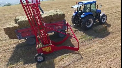 Bu sistemle balya yüklemek artık çok kolay