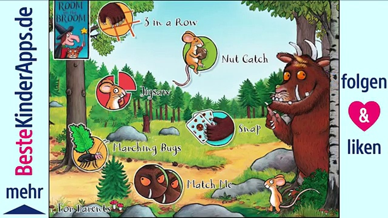 Der Grüffelo für iPad & iPhone - Die Grüffelo App für Kinder