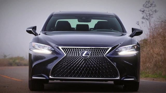 2018 Lexus LS 500 H AWD Exterior Design in Nightfal Mica