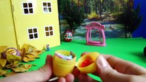 Kinder Surpise Peppa Chupa Chups Открываем киндер сюрпризы. Свинка Пеппа, милая пони, маша и медведь