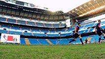 TRUCOS DE FÚTBOL BULLET TIME con 40 Go Pro´s en Santiago Bernabeu - Football Tricks Online