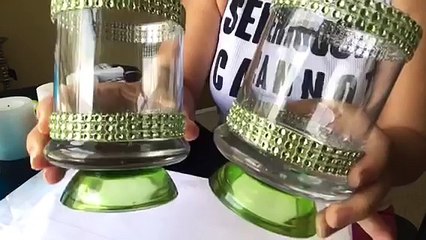 $5 DOLLAR TREE DIY CANDLE HOLDERS | 3 CANDLE HOLDER IDEAS