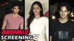 Stars Kids Ananya Pandey, Ishaan Khattar, Ahaan Shetty Steal Limelight At Judwaa 2 Screening