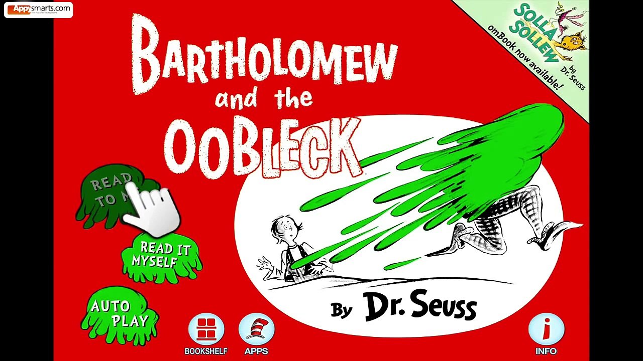 Interive Book For Kids Ipad Iphone Bartholomew And The Oobleck