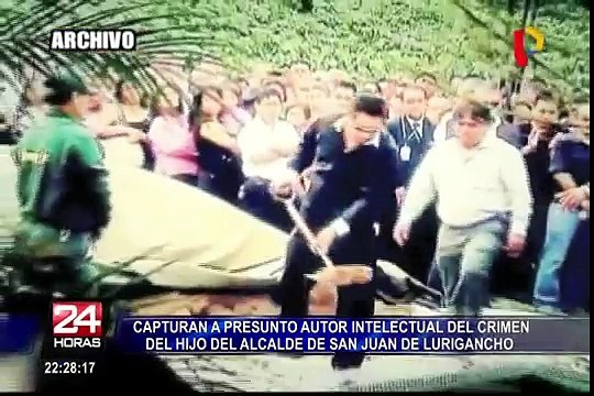 Capturan a presunto autor intelectual del asesinato del hijo de Carlos Burgos