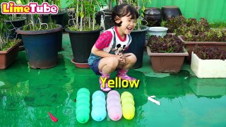 Learn Colors with Color Balloon for Children, Finger Family Nursery Rhymes for kids, Bad Baby-aVaOC-VgOWg