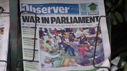 Les Ougandais "choqués" après la rixe au Parlement