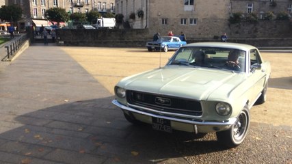Le Mustang club de France s'arrête à Dinan