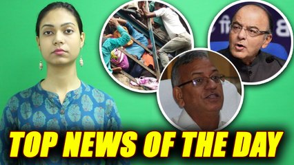 Top News of the Day: Arun Jaitley, BHU VC, Mumbai Bridge | Oneindia News