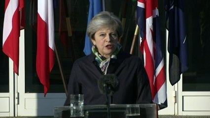 May: Britain committed to maintaining European security