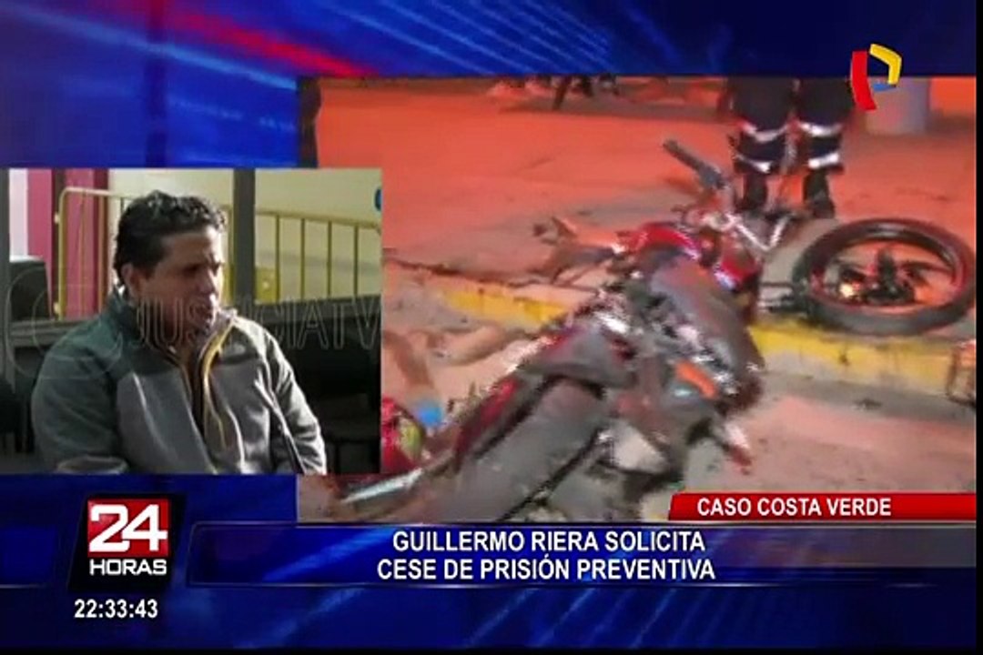 Guillermo Riera pide anular prisión preventiva tras atropellar a tres jóvenes
