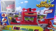 Super Wings Hangar Piste Décollage Jett Robot Transformable Jetts House 출동슈퍼윙스 신제품 장난감 - 비행기