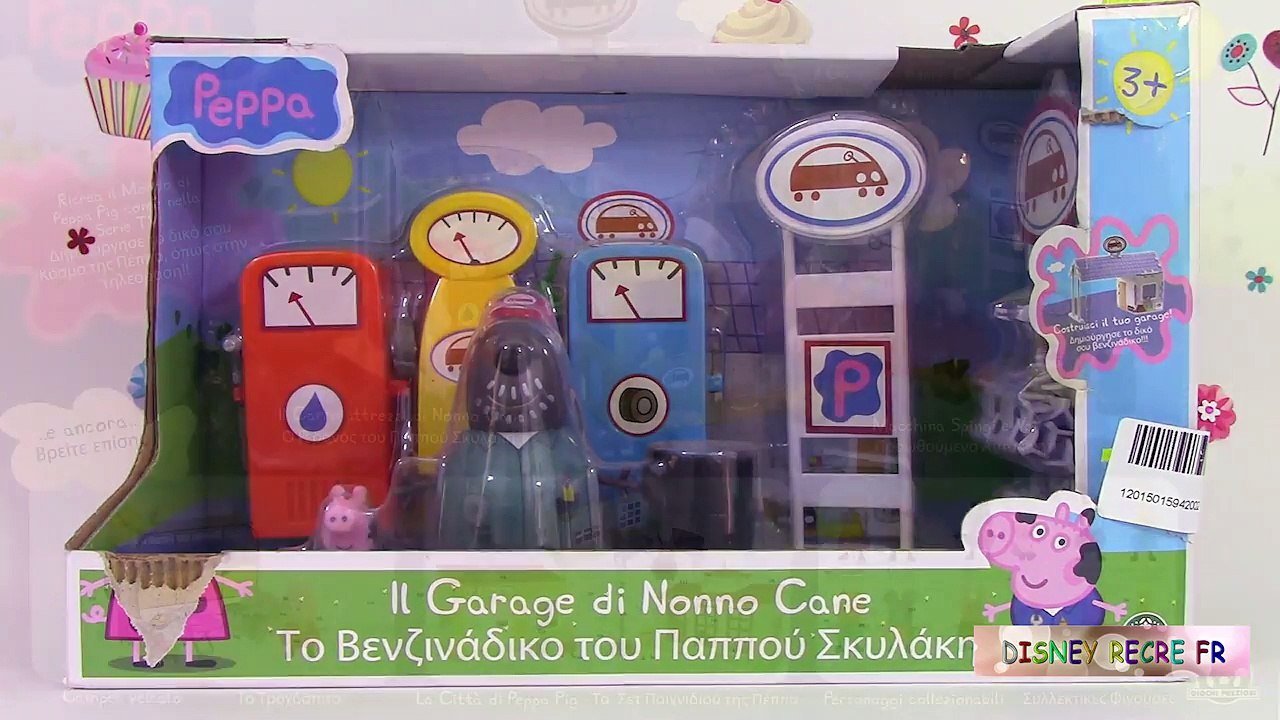 34.Peppa Pig Jouet Garage de Papy Dog ♥ Peppa Pig Grandad Dog's Garage