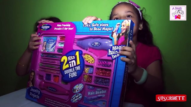 Kit de Peluquería para Hacer Trenzas Pulseras Collares Anillos | A Jugar