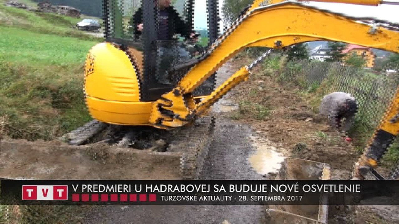V PREDMIERI U HADRABOVEJ SA BUDUJE NOVÉ OSVETLENIE