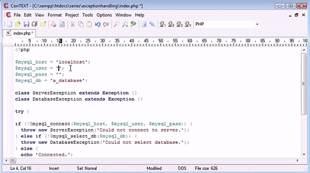 PHP Training In Jaipur|PHP Training Companies In Jaipur|  Custom Error Messages