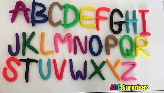 Play Doh ABC Learn Alphabet Learn ABC SONG Colorful Alphabet for Kids