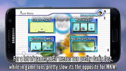 Mario Kart Wii on Galaxy S7 (Dolphin Emulator)