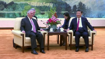 시진핑-틸러슨 회동..."양국 협력 중요" / YTN