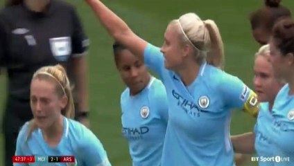 Stephanie Houghton Goal HD - Manchester City W 2-1 Arsenal W 30.09.2017