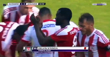 N'dinga Red Card HD - Sivasspor	3-1	Antalyaspor 30.09.2017