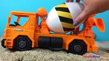 Just Kidz Construction Vehicles Mighty Machines - Bulldozer Excavator Dump Truck Sand Play
