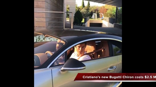 Cristiano Ronaldo Shows off his $2.5 Mil Bugatti Chiron