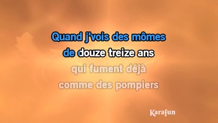 Renaud - Arrêter la clope KARAOKE / INSTRUMENTAL