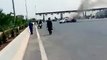 Un véhicule prend feu sur l'autoroute à péage