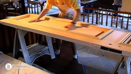 건설 노동자의 매우 혁신적인 발명! 모조 페인트 진짜 나무 보다 더 아름 다운 나무!