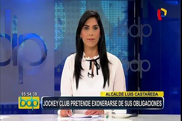 Castañeda Lossio: “Jockey Club pretende exonerarse de sus obligaciones”