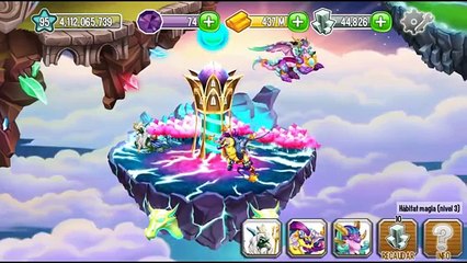 Dragon City l El Mundo Ancestral l Poseadus, Baron de las Sirenas l Niveles