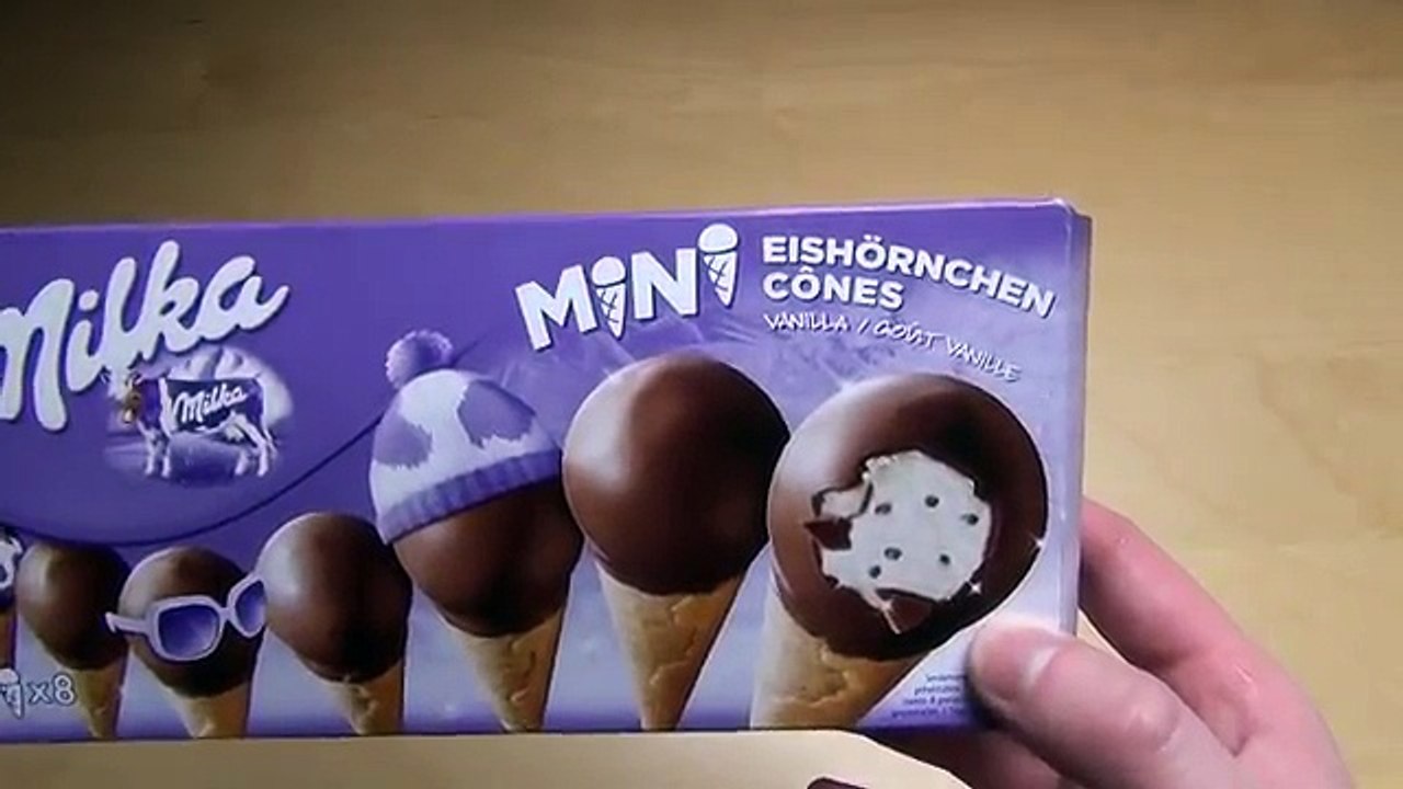 Milka Ice Cream Mini-Cones [Eishörnchen Vanilla]