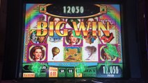 Live Play on Wizard of Oz Slot Machine with Bonuses and Big Win!!!