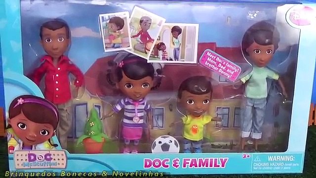 Brinquedo Família Doutora Brinquedos - McStuffins Doctor and Family Juguetes Toy Learn Color